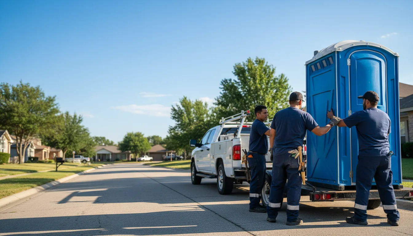 Portable Toilet Rental in Novice, TX near me